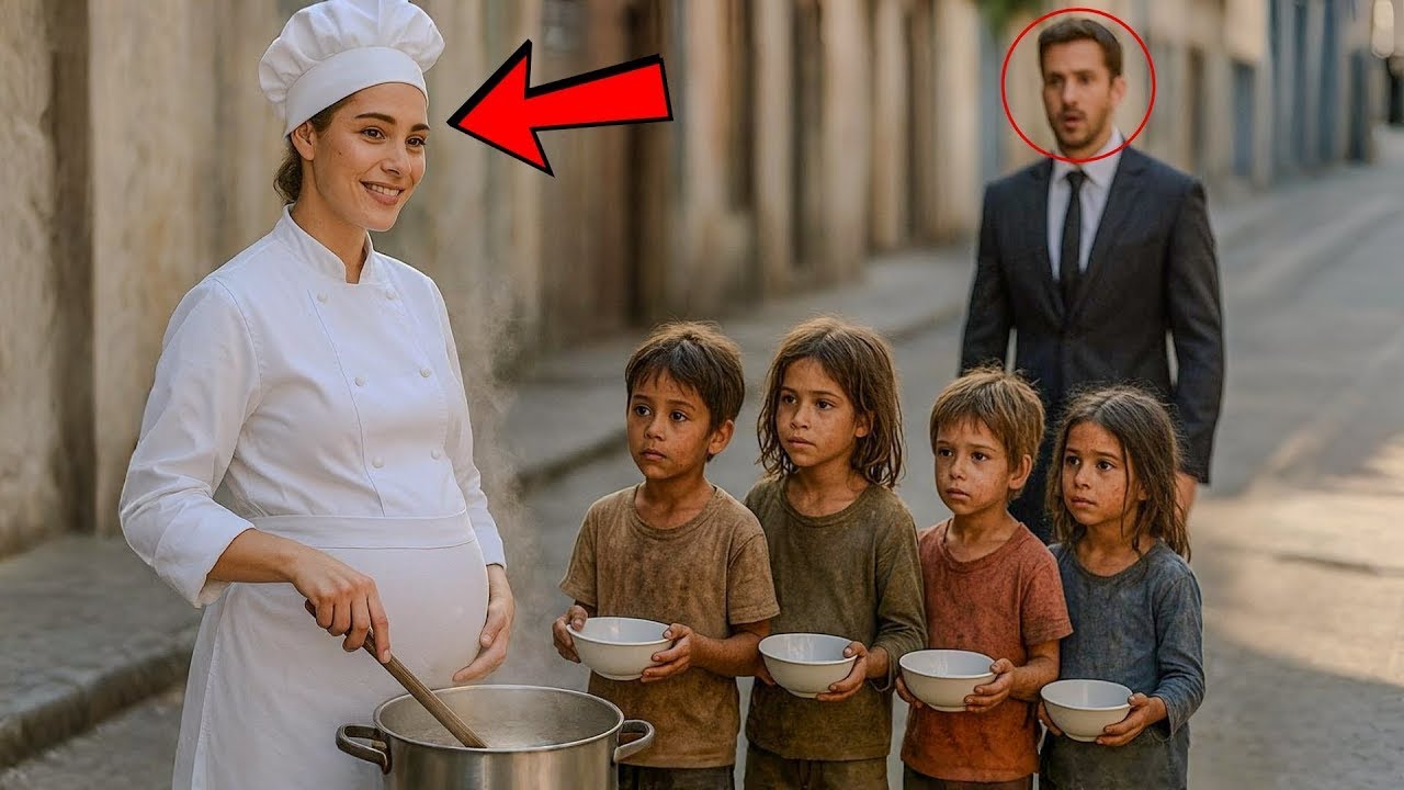O Milionário Encontrou Sua Cozinheira Grávida Numa Sopa Beneficente… E Descobriu Algo Que Mudou Tudo