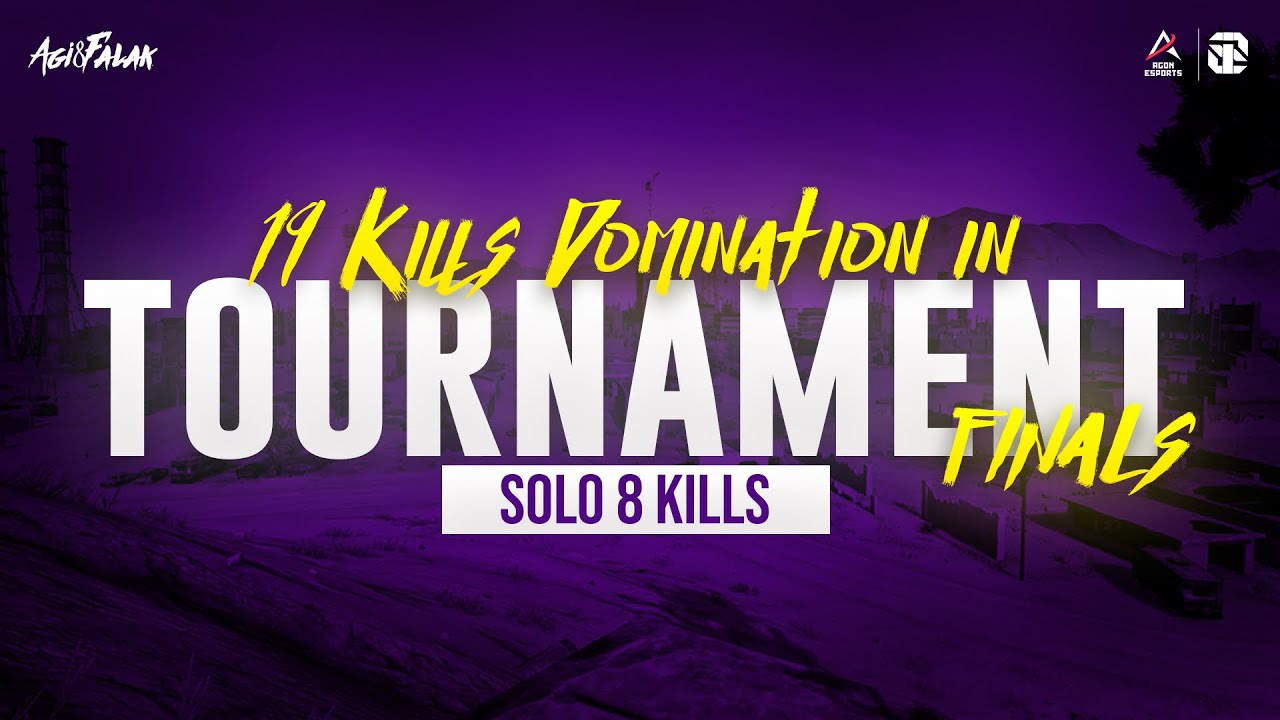 Solo 8 Kills in Tournament Finals - 19 Kills WWCD - Team i8