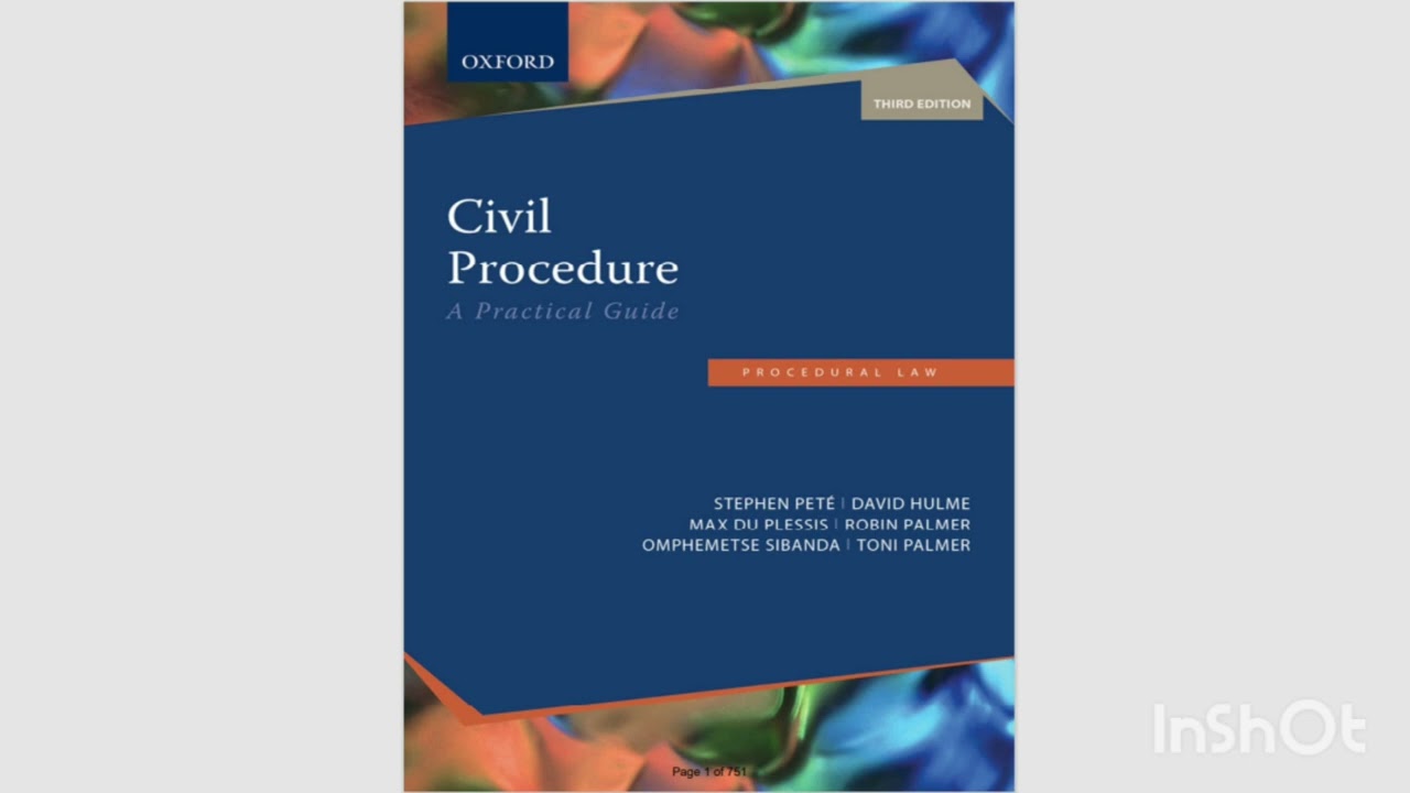 CIV3701 S-1 P-1 (C-JURISDICTION) - UNISA 3RD YEAR LLB LAW