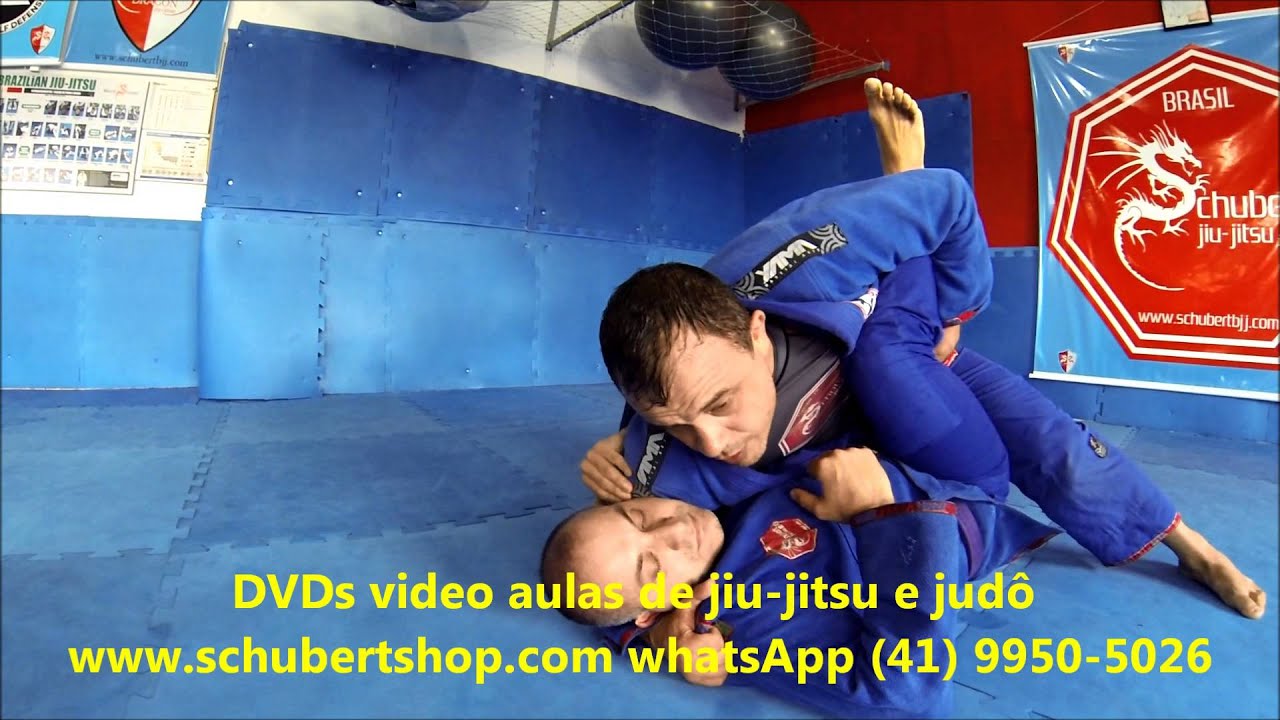 Jiu-Jitsu Curitiba -Catada de Perna e Passagem de Meia Guarda- www.schubertbjj.com