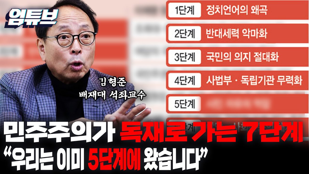 민주주의가 독재로 가는 7단계...