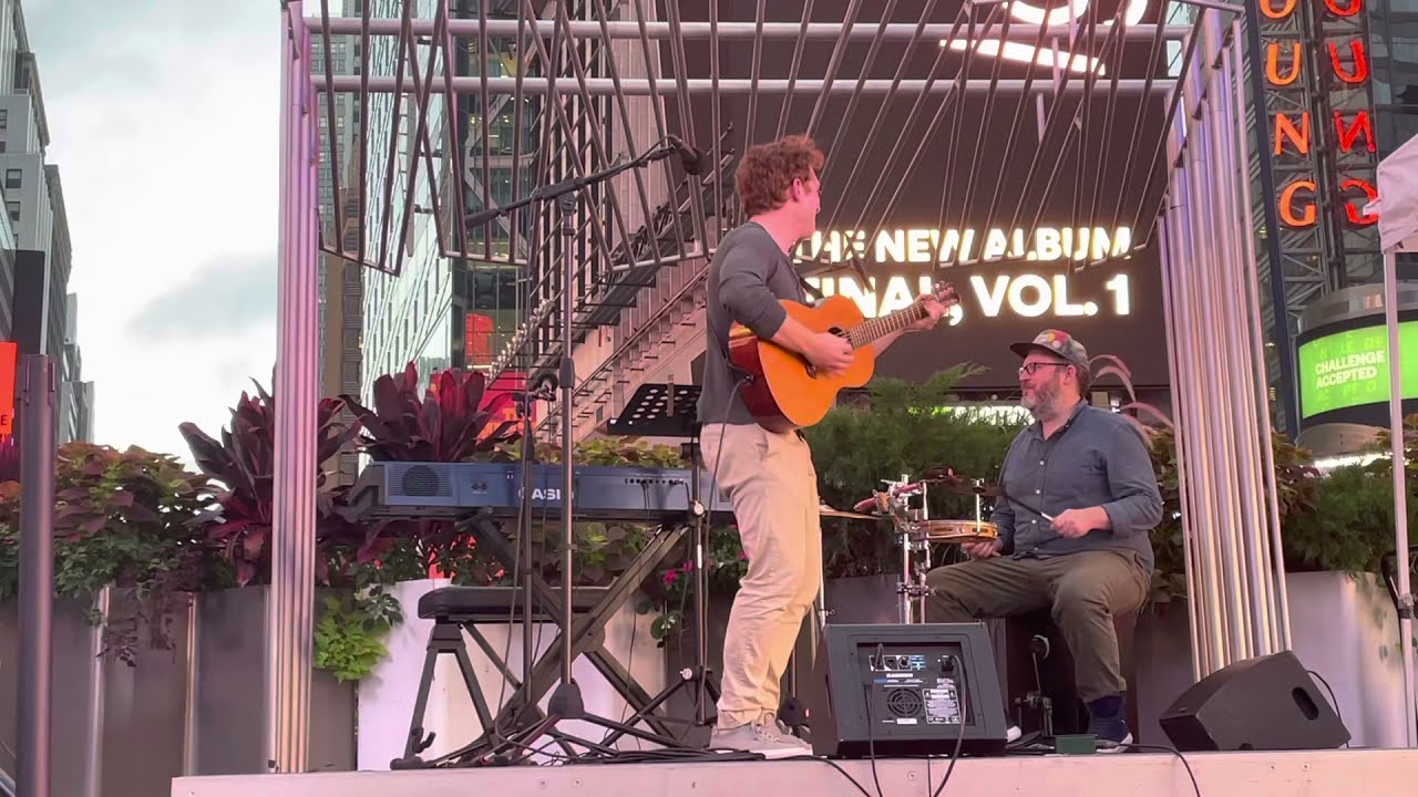 Ethan Slater sings Keane’s Somewhere Only We Know