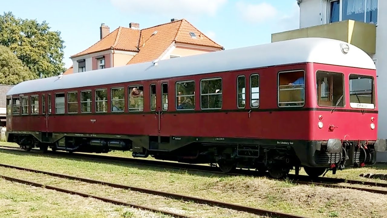 Triebwagen GDT 0518 der AVL zwischen Lüneburg und Bleckede (Trainzdepot-Treffen 2018)