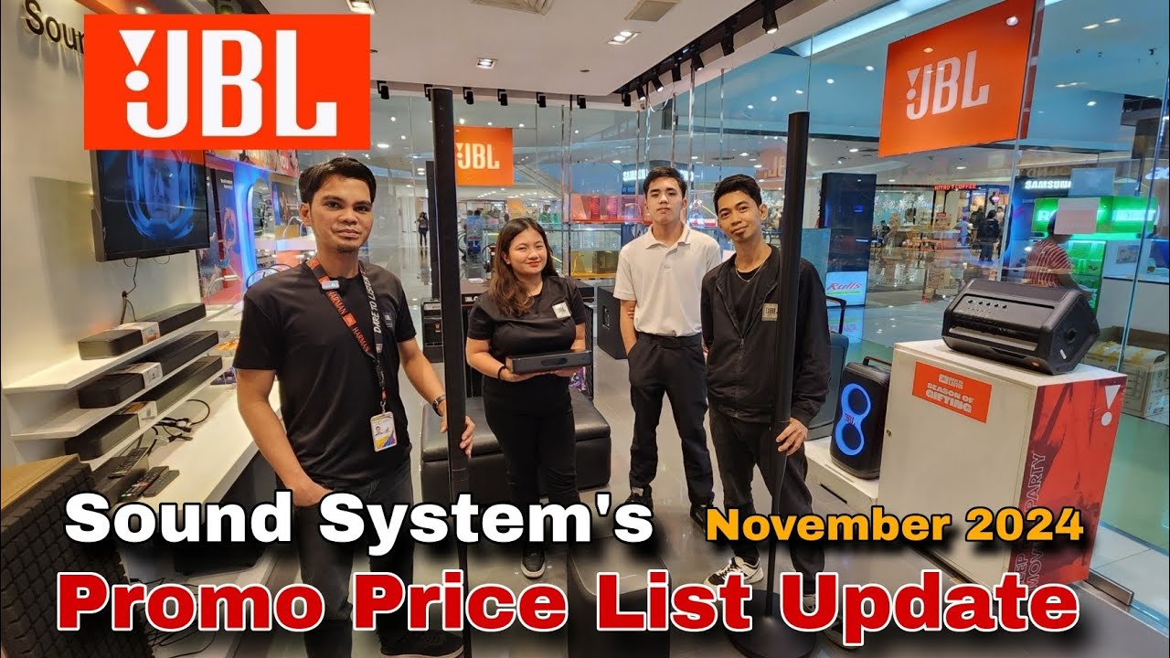 JBL Sound System's Promo Price List Update November 2024, PartyBox, Microphone, Headphones