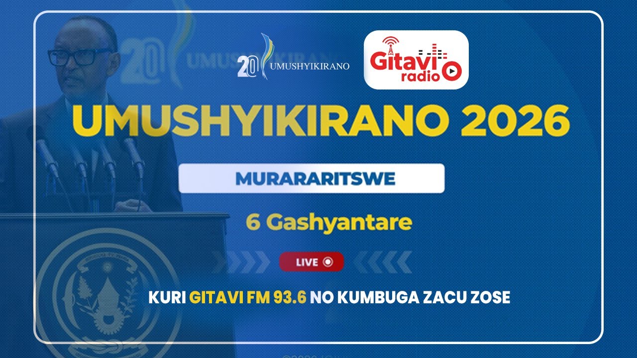 🔴LIVE 🇷🇼:Inama y'Igihugu y'Umushyikirano ku nshuro ya 20 |Tariki 6 Gashyantare 2026|UMUNSI WA KABIRI