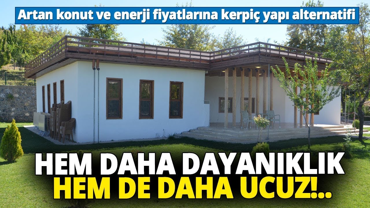 Artan Konut ve Enerji Fiyatlarına Kerpiç Yapı Alternatifi