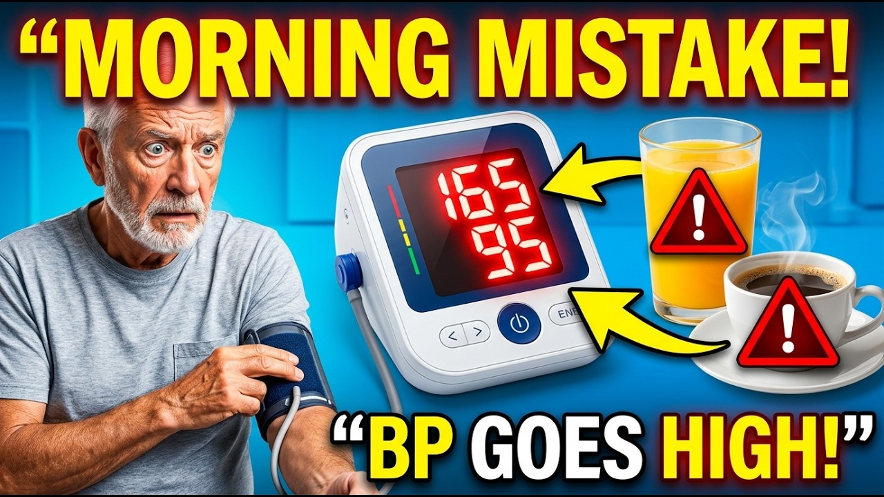 SENIORS: Your Blood Pressure Is HIGH Because of This Morning Habit (Doctors Warn)