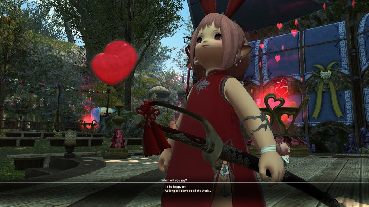 FFXIV Valentione's Day 2021 (Valentine's Day Event) + Little Ladies' Day, Cutscenes/Dialog/Rewards