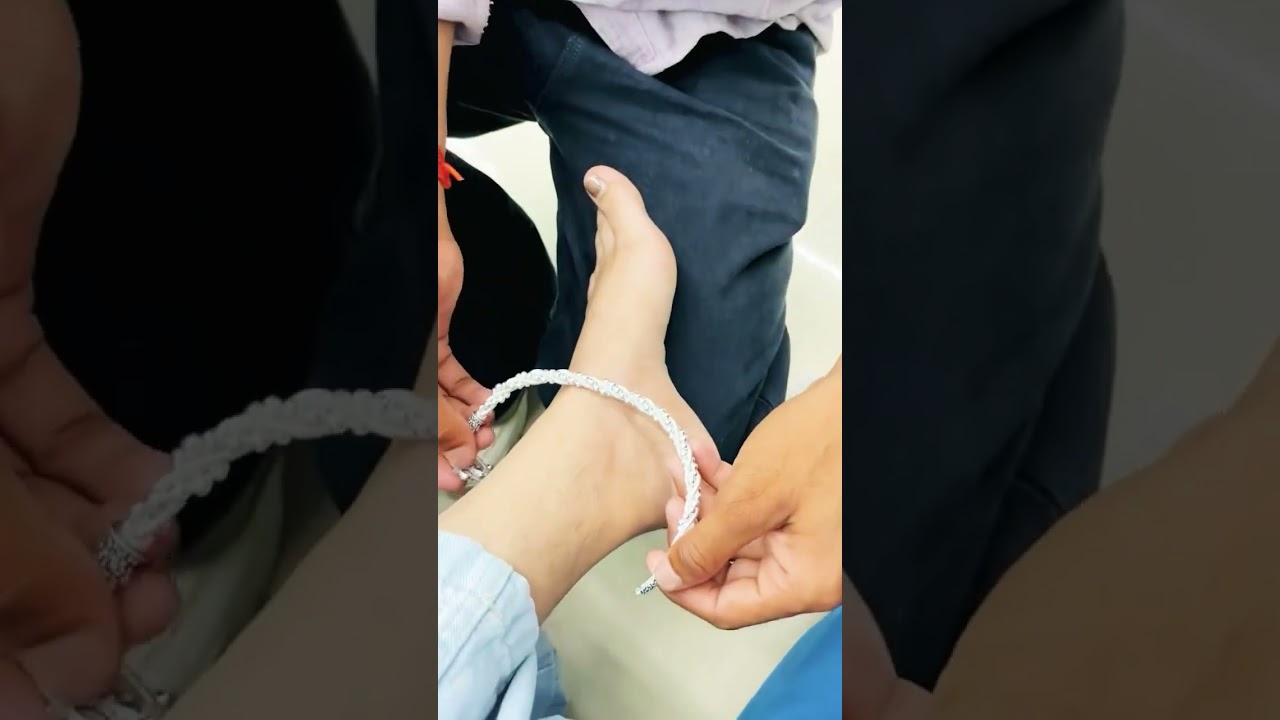silver antique kada payal #kadapayal #kada #anklets #payal #viralvideo #viral #trending #trend #ms