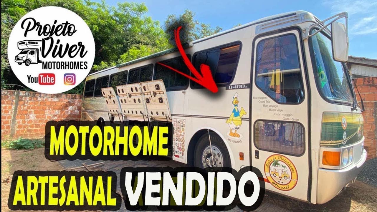 TOUR MOTORHOME ARTESANAL COM MUITO CONFORTO V-E-N-D-I-D-O! - PROJETO VIVER MOTORHOMES