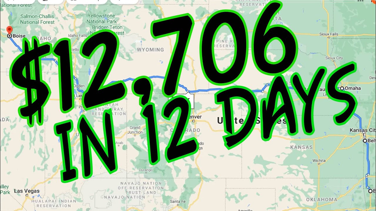 $12,706 in 12 Days | HOTSHOT TRUCKING
