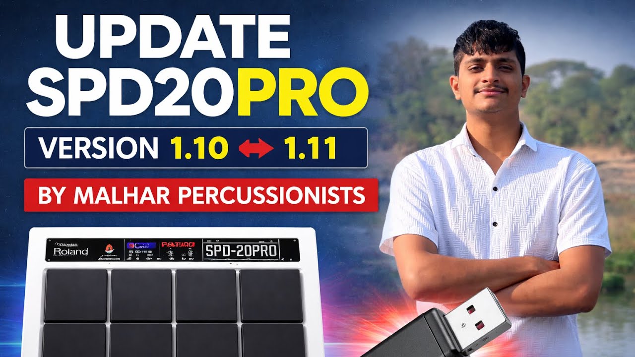 SPD-20 PRO Latest Update 1.11 Update Tutorial | By Malhar Percussionist 👉 