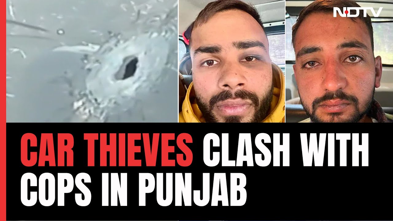 Clash Between Punjab Cops And Car Thieves In Mohali, 2 Arrested