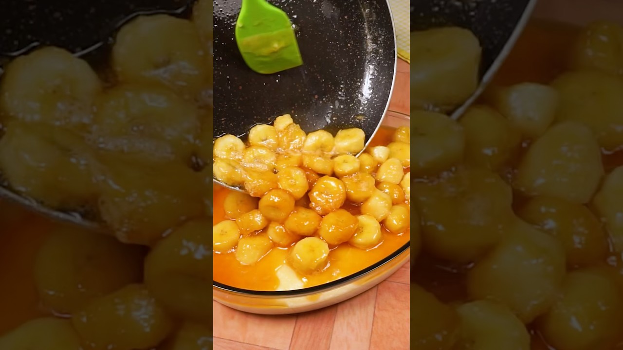 El postre de pl&aacute;tano que no puedo dejar de hacer cada fin de semana #platanos #postre #recetas