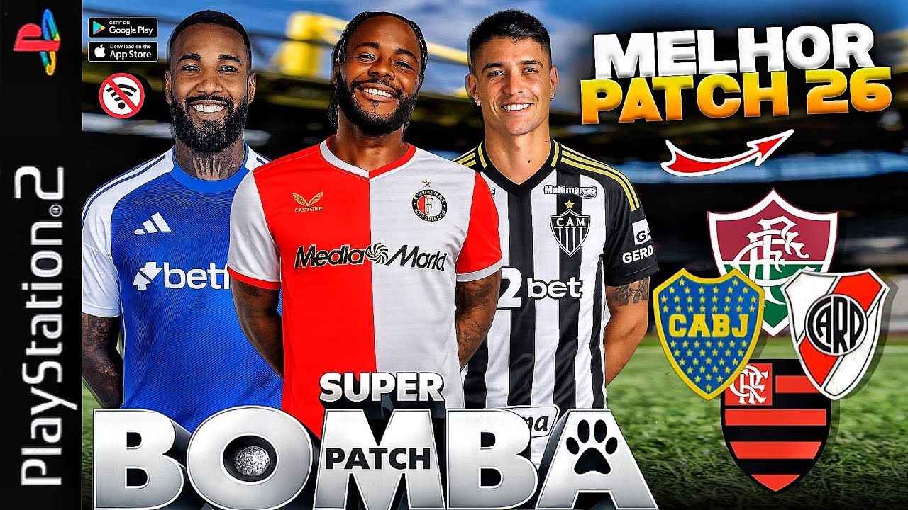 🚨 BOMBA PATCH 2026 ISO (PS2) DOWNLOAD GR&Aacute;TIS! COPA do MUNDO 26 NOVOS KITS AETHERSX2 / PCSX2 & OPL ✅️