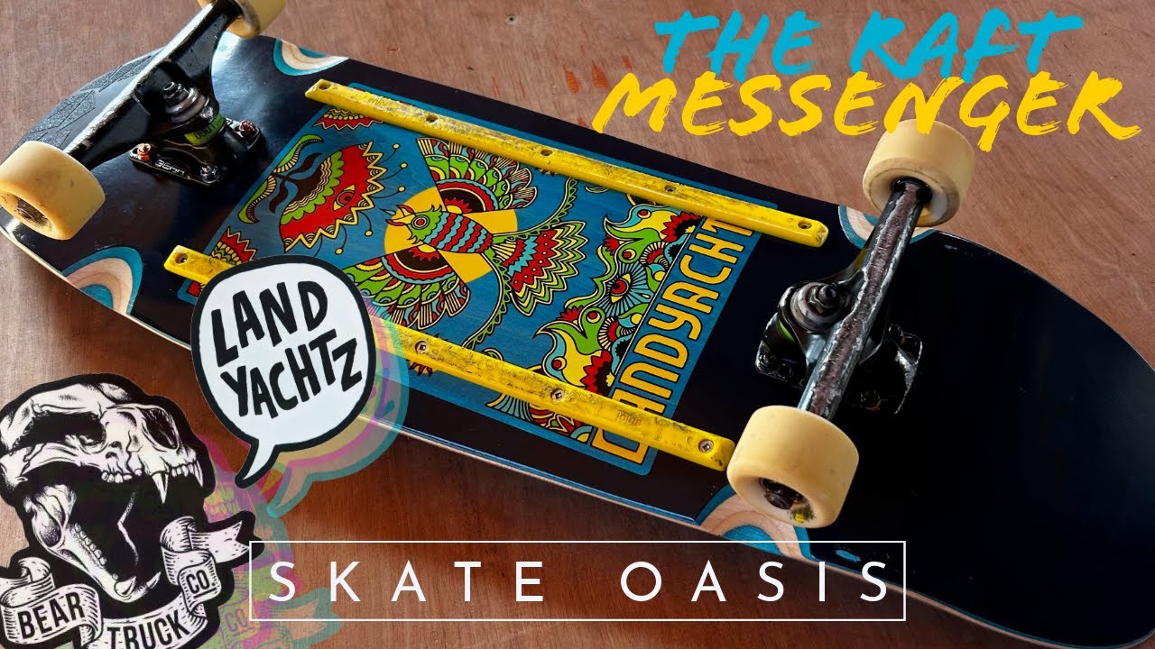 Разрушаем скейтборд Landyachtz Raft Messenger!