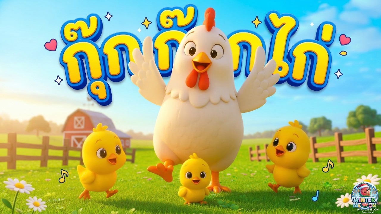 🎵 เพลงเด็ก กุ๊ก กุ๊ก ไก่ | ลูกเจี๊ยบตัวน้อยน่ารัก | WINTERMELON : เพลงเด็กเจ้าหนูน้อย