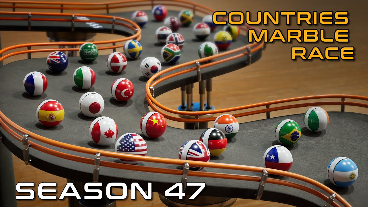🌍 COUNTRIES MARBLE RACE  - SEASON 47 🏁🔥 64 countries, one epic competition! Who will move on?