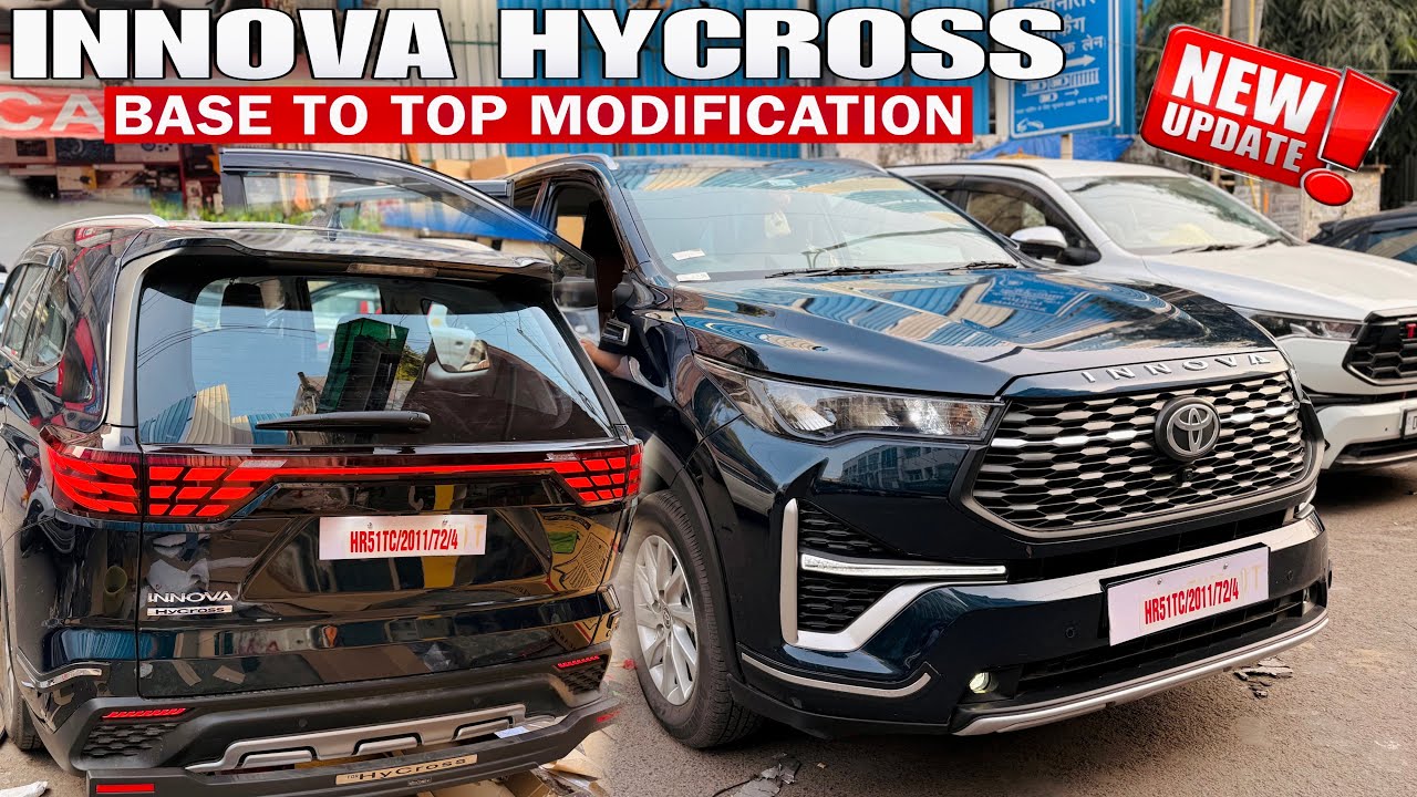 Toyota Hycross GX to ZX Modification🤩Innova Hycross Modified✅