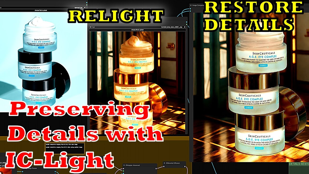 ComfyUI Tutorial: Preserving Details with IC-Light #comfyui #comfyuitutorial @risunobushi_ai