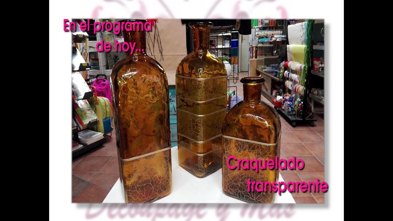 Craquelado Transparente Parte 1/2