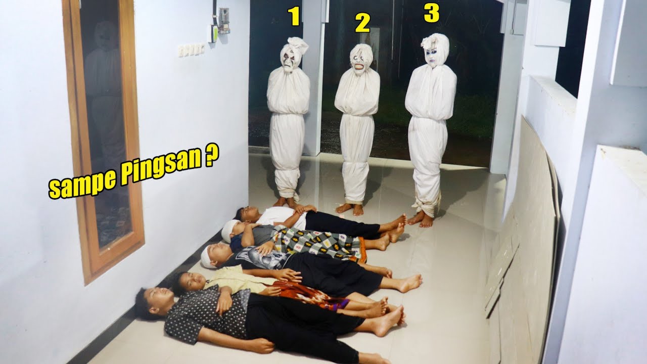 Heatrick 🤣 Prank Pocong Bocil Lagi Tidur Sampe kocar Kacir - Lucu Ngakak 🤣