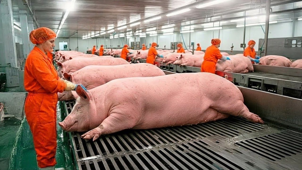 How the Manufacturing Process Raises 75 Million Pigs a Year – Inside the Factory That Feeds America