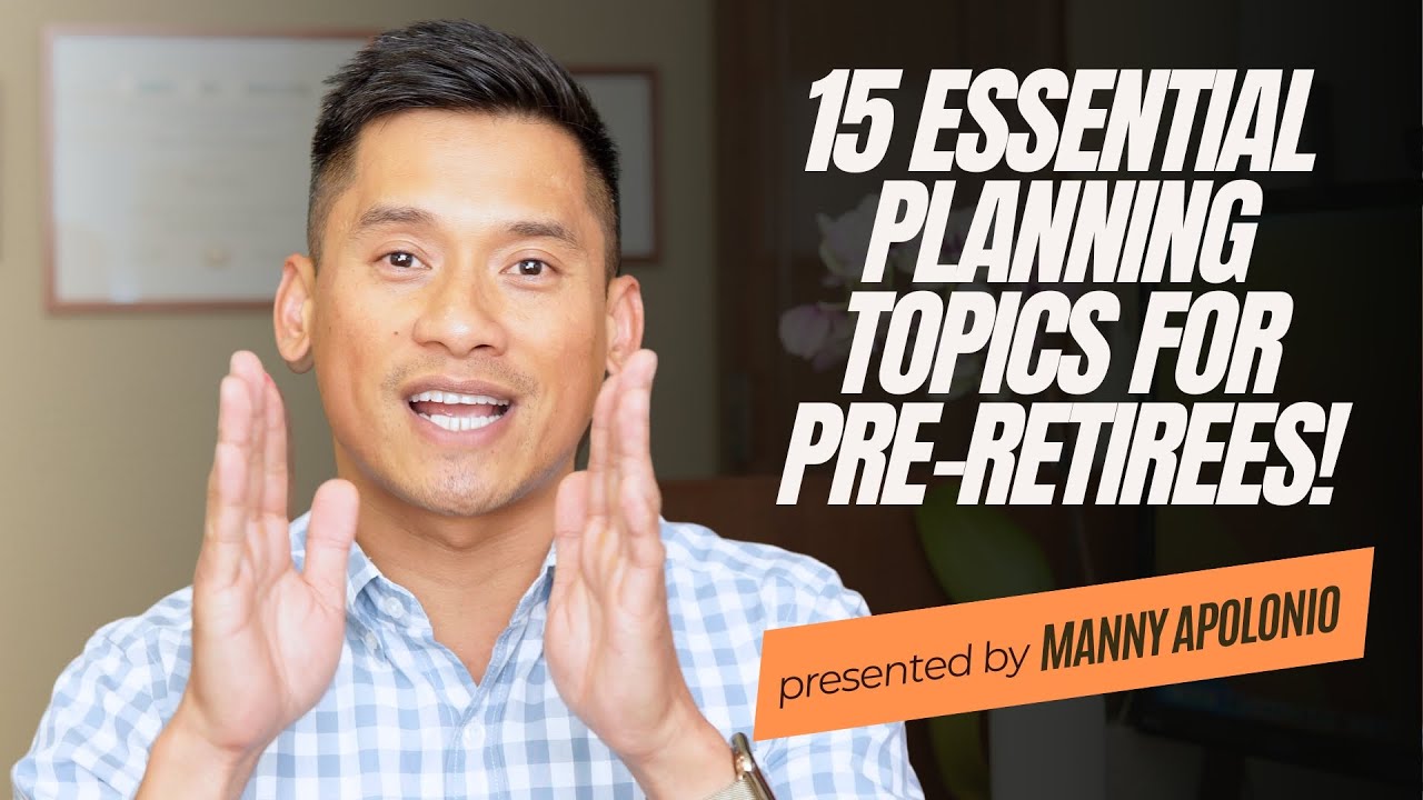 Unlock Your Dream Retirement: 15 Essential Planning Topics for Pre-Retirees!