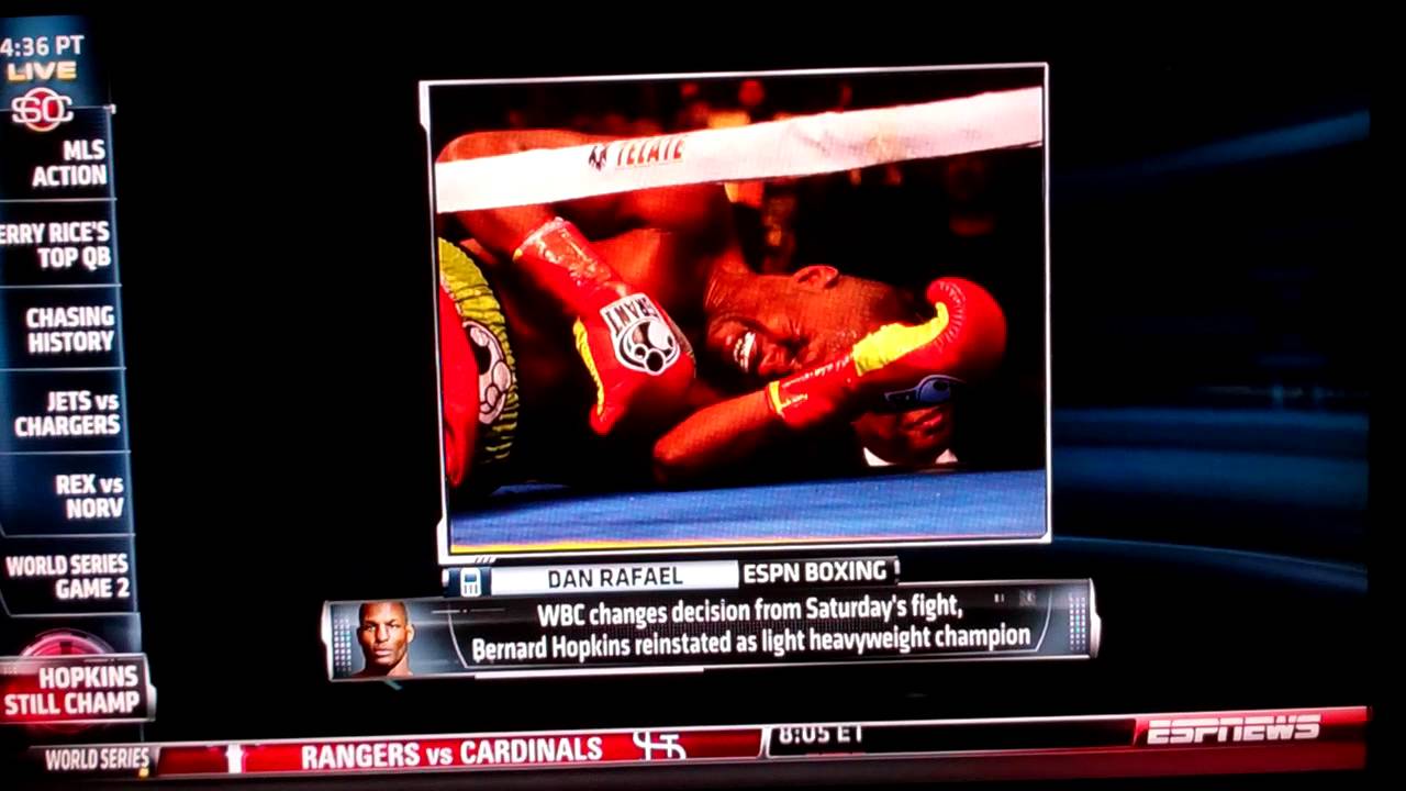 Dan Rafael on Hopkins/Dawson & WBC Decision