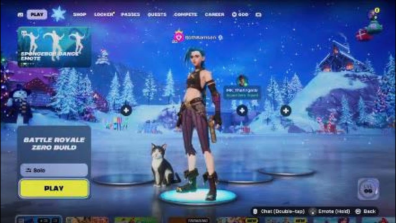 Fortnite Jinx Gameplay (PS5) (Solo)