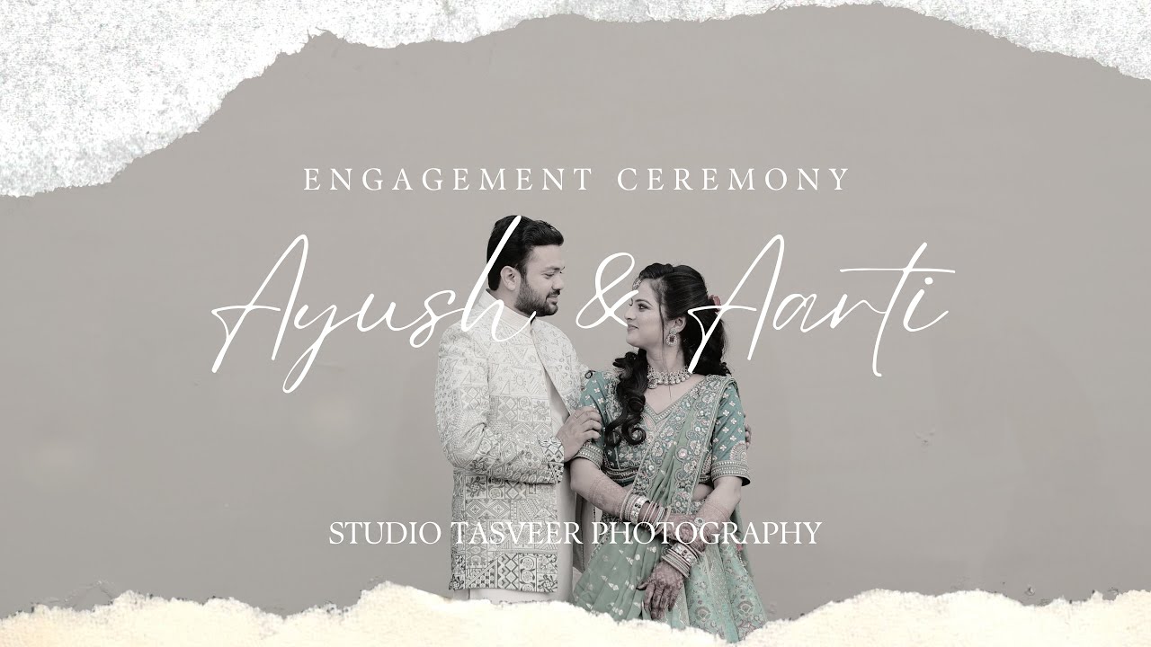 Best Engagement Highlight 2025 || Ayush & Aarti || Studio Tasveer Photography || At Highgarden Bsr