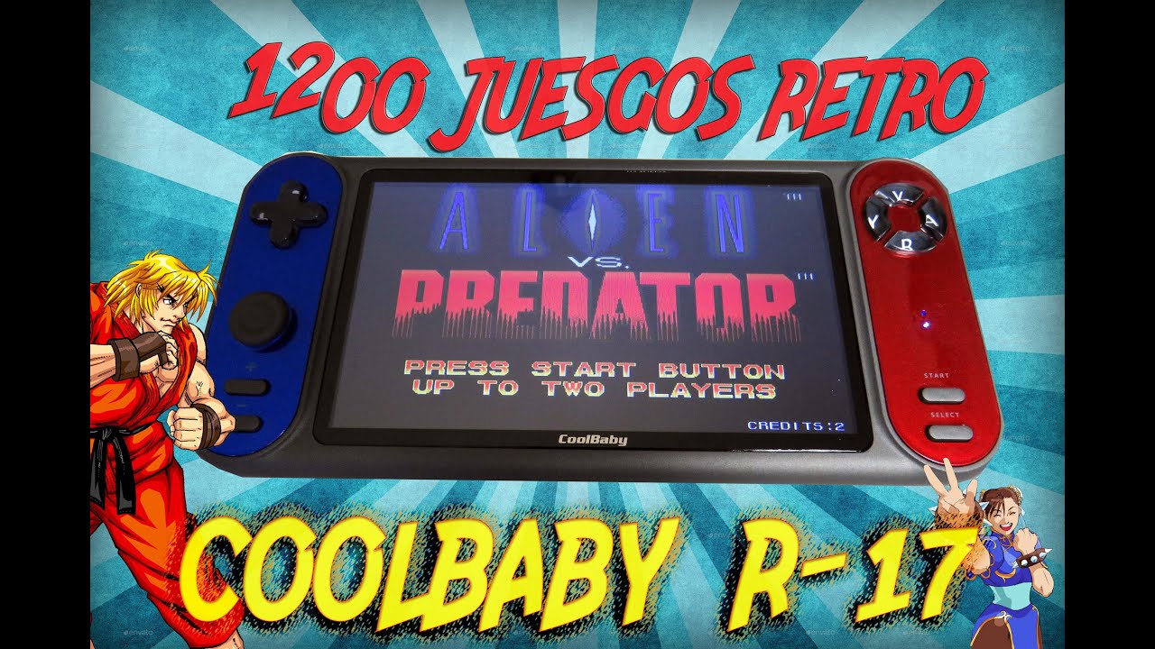 🎮 COOLBABY R-17, CLON NINTENDO SWITCH POR 50€, consola portatil china