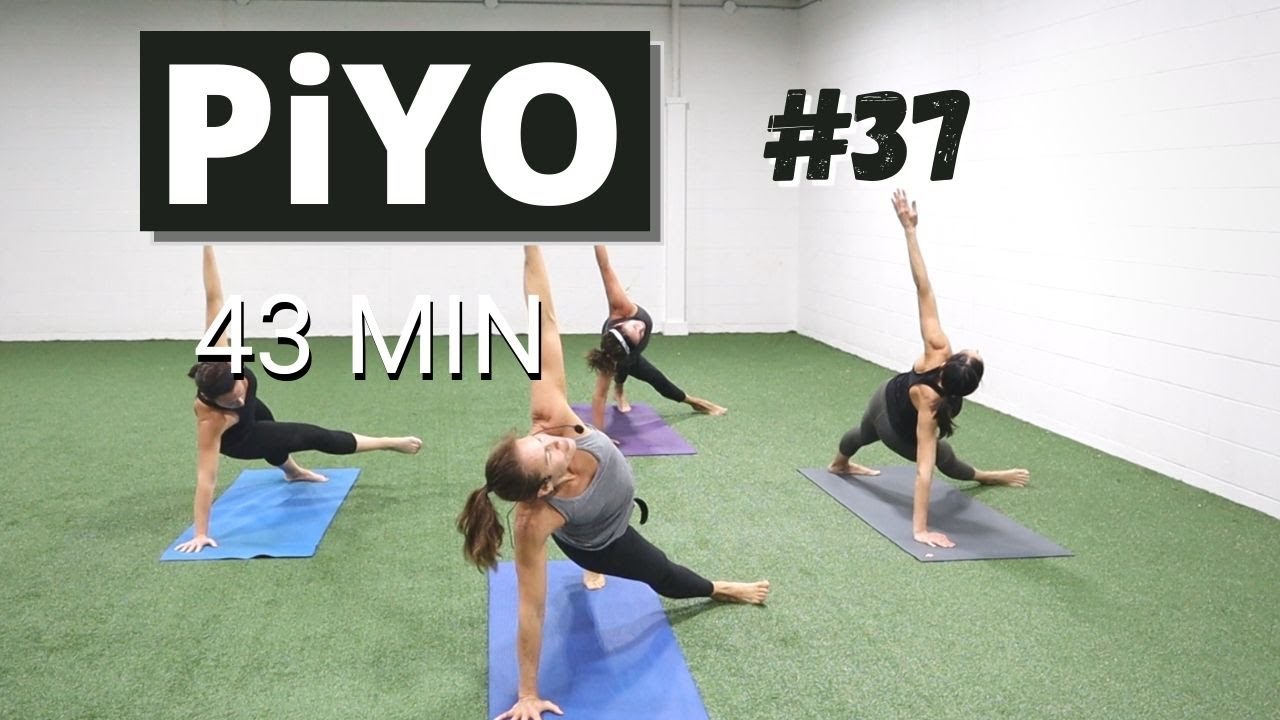 43 Min PiYO Express #37 | Yoga Flow | Cardio + Strength | No Equipment Low-Impact INTENSE!