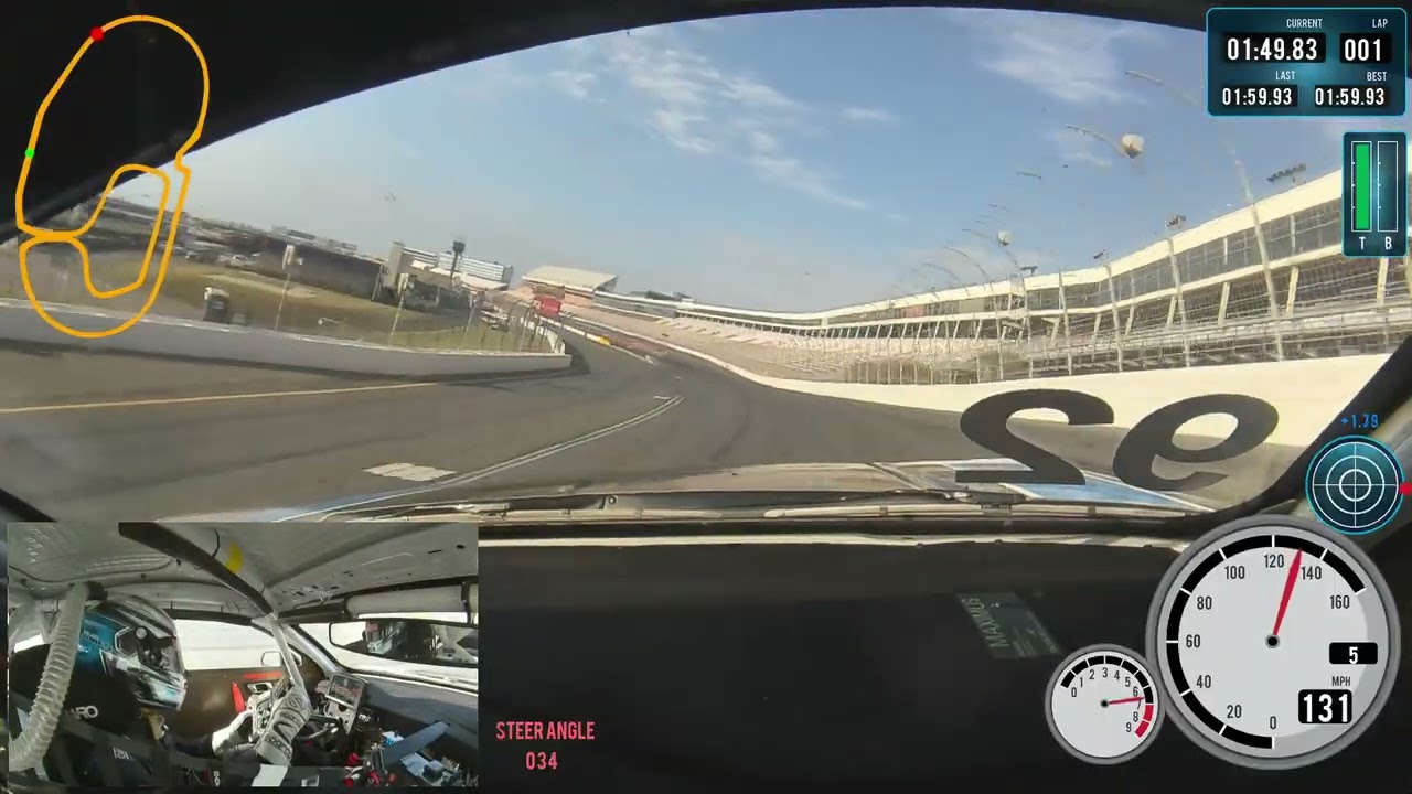 FPRS Motorsports Ford Mustang GT4 - Devin Jones Onboard CMS Roval Full Course