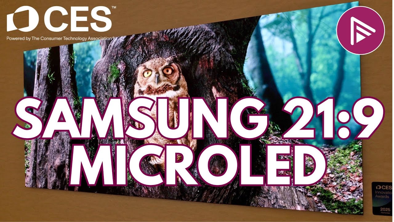 Samsung 21:9 MicroLED TV | CES 2025