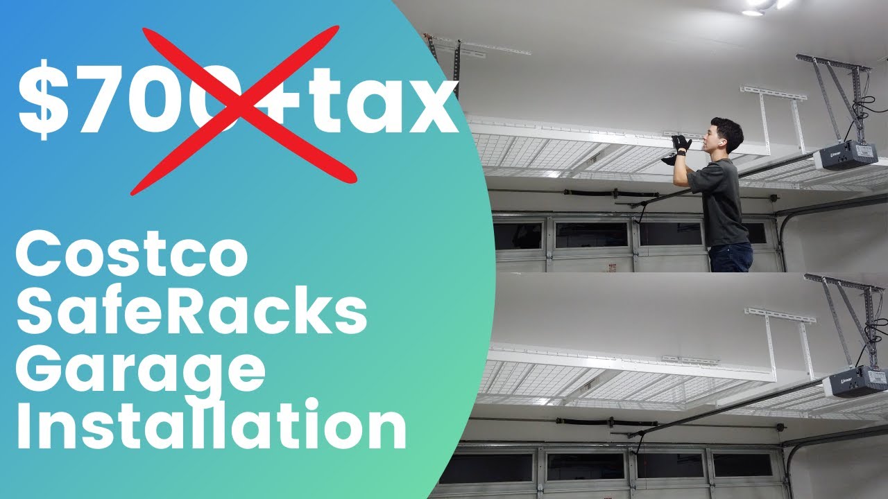 Installing Costco 4x8 SafeRacks for Overhead Garage Storage (Save $700+tax!)