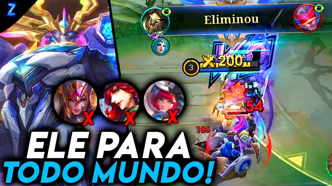 ELE PARA A MAIORIA DOS ATIRADORES!! - BELERICK GAMEPLAY | Mobile Legends