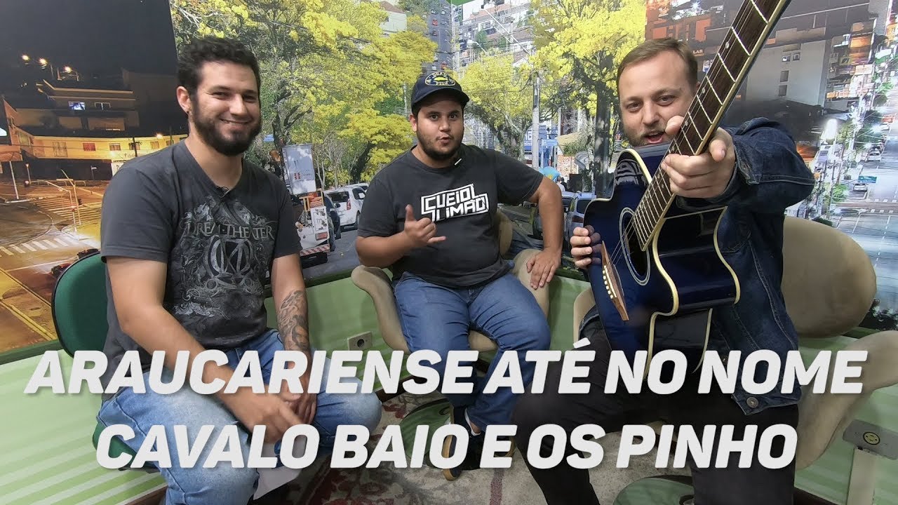 ARAUCARIENSE AT&Eacute; NO NOME - CAVALO BAIO E OS PINHO