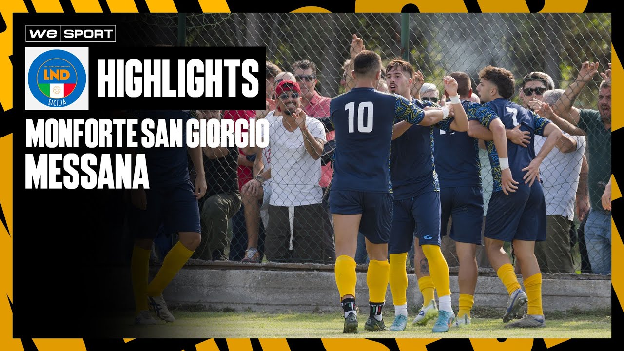 Monforte San Giorgio VDM vs Messana (Promozione - Giornata 2 - Girone B)