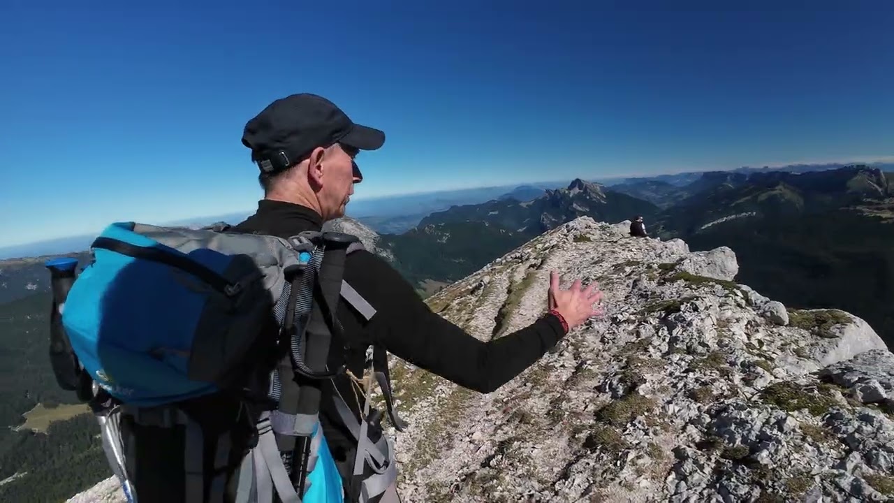 Ascension de la Chamechaude, sommet du massif de la Chartreuse 2082m.