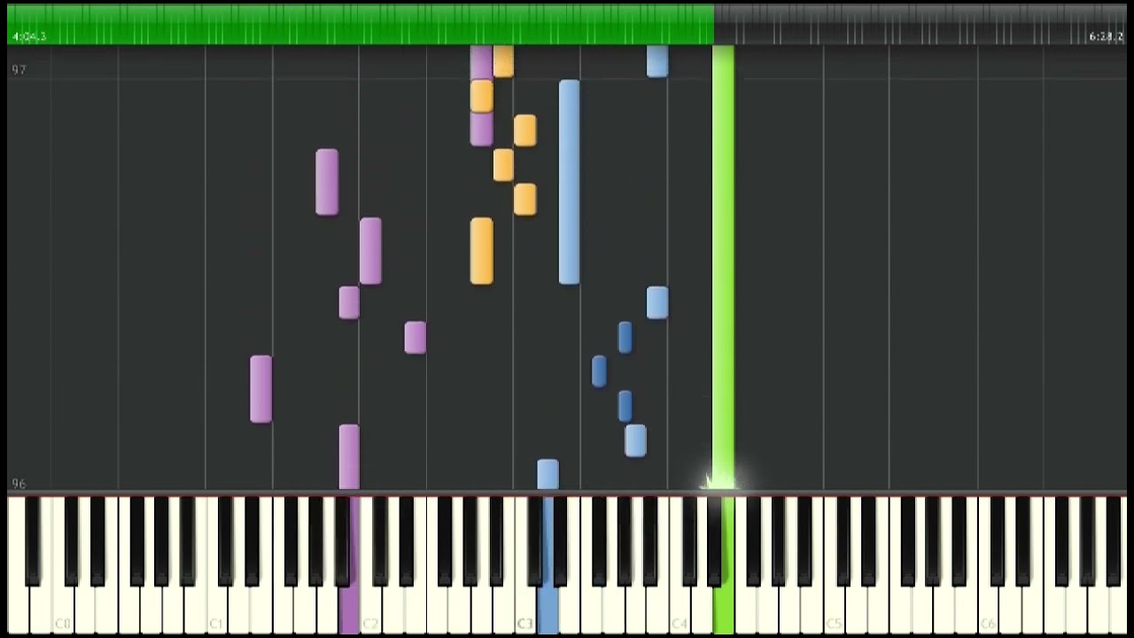 Johann Sebastian Bach - Fugue in A minor (BWV 543) (Synthesia)
