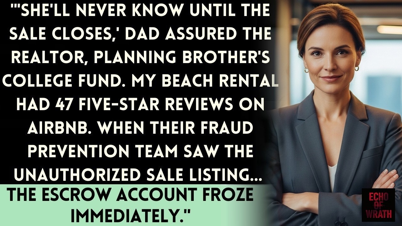 Dad Put My Beach House on Airbnb Without Asking — The Records Proved It Was Mine
