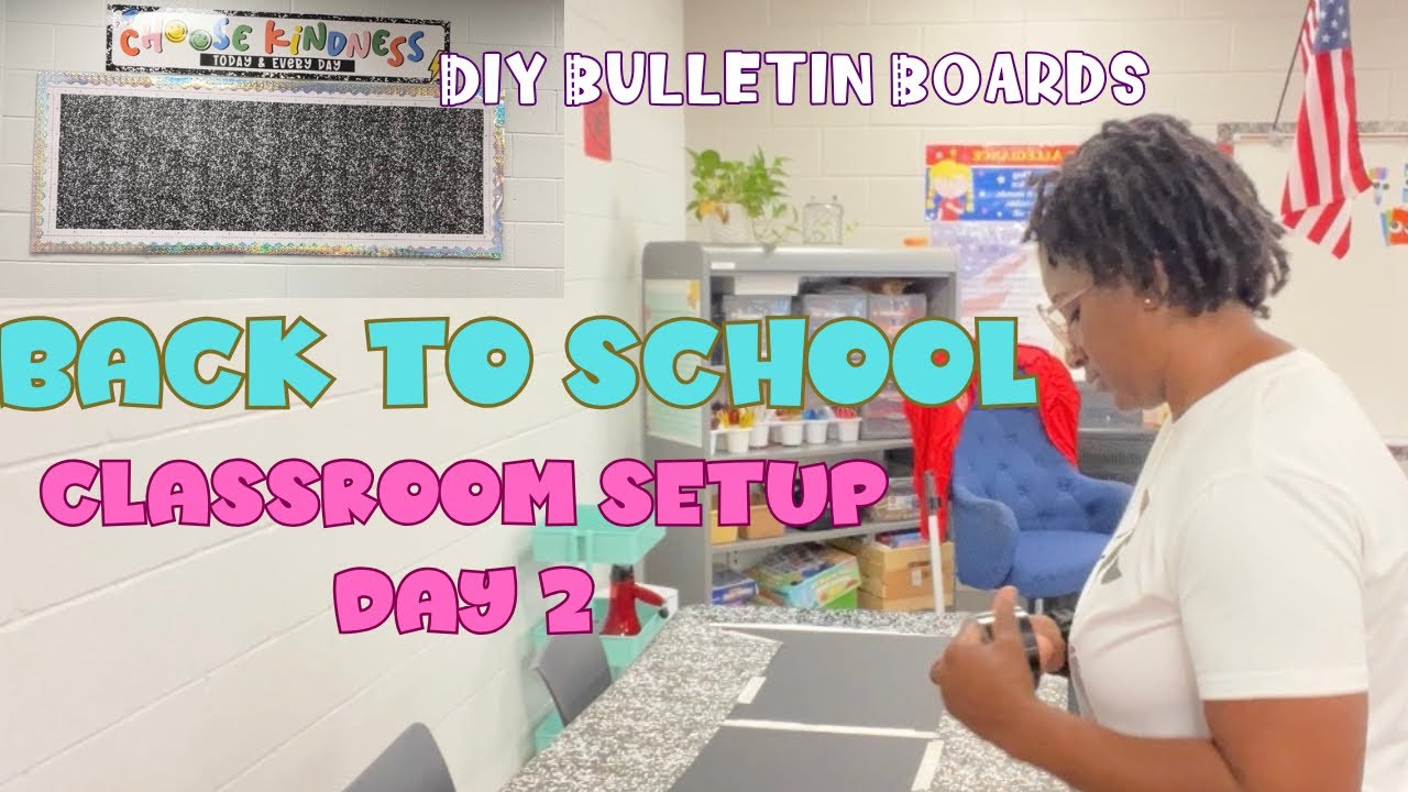 Back to School Classroom Setup Day 2 | DIY Bulletin Boards on a Budget | 2025-2026 School Year