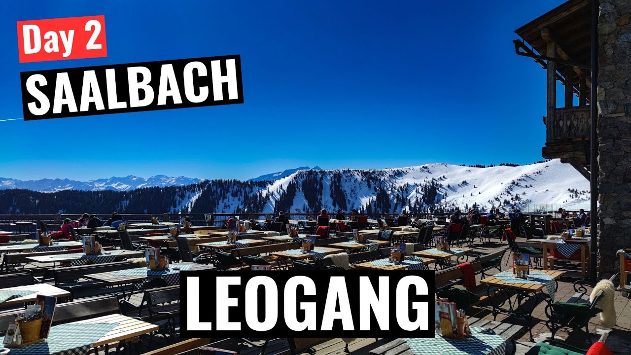 Saalbach Day 2 - Skiing Leogang