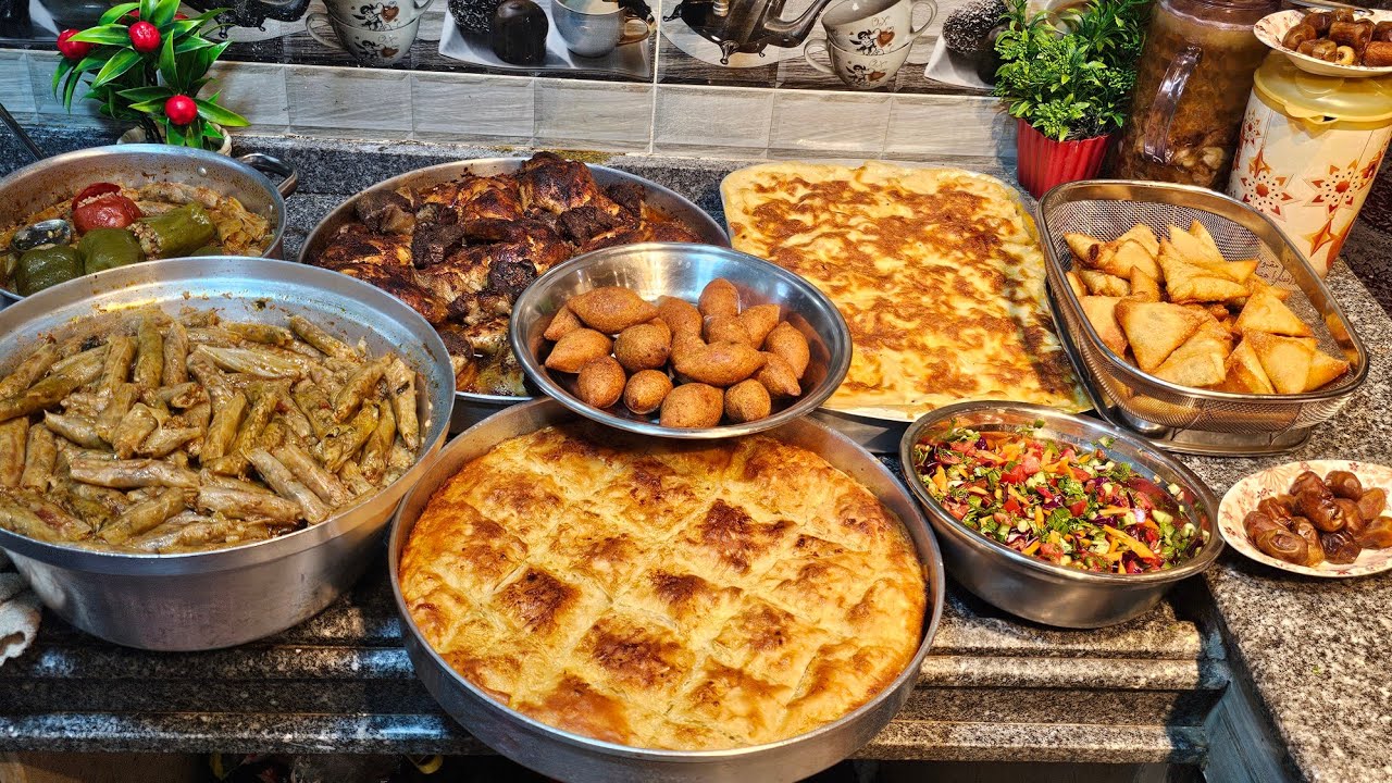 اول عزومه فرمضان عملت اجمل واحلى عزومه لاولاد اختي الله يرحمها عزومه مليانه افكار تشرفك قدام ضيوفك❤️