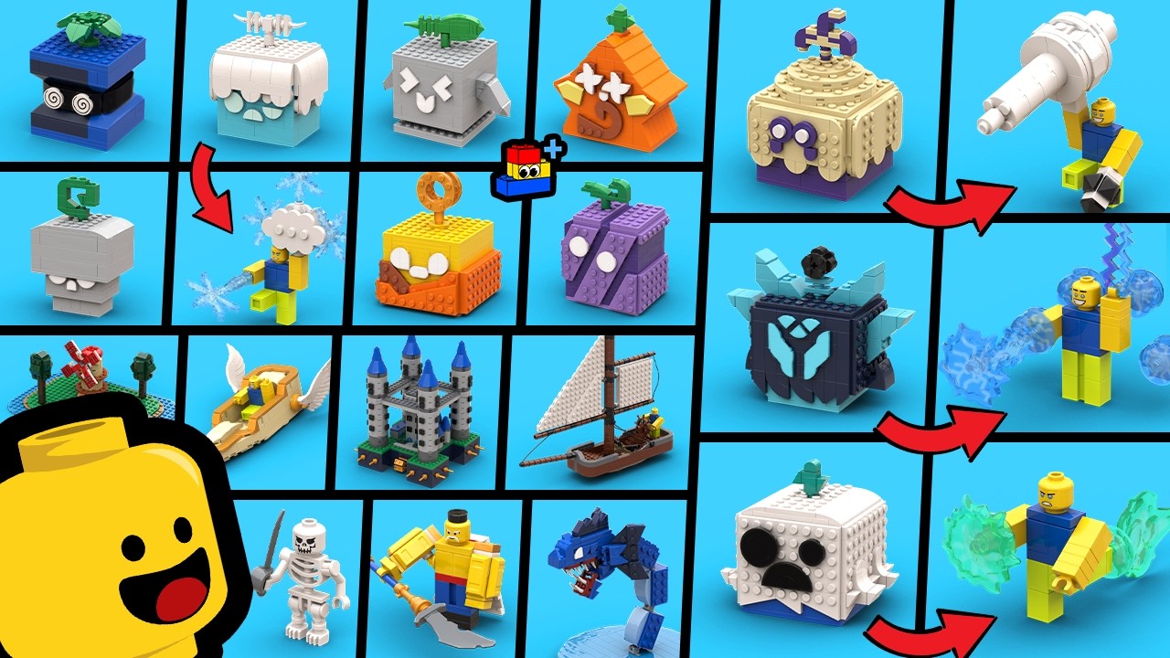 How to Build LEGO Blox Fruits (Roblox)