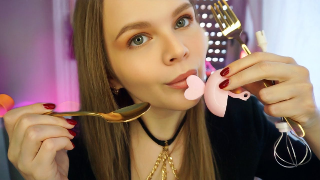 Асмр 💫 Ем Тебя Ложкой { Липкие Звуки Рта }