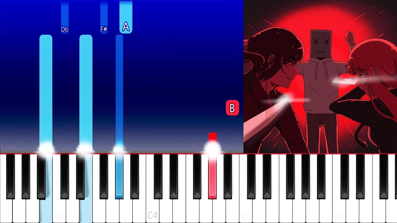 Marino - Lust (feat. Alexandria)(Piano Tutorial)