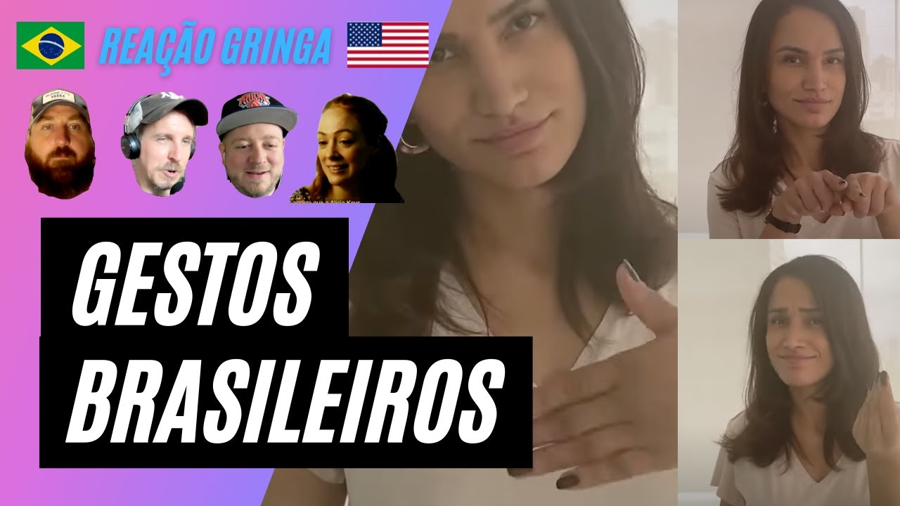 GRINGOS REAGEM A GESTOS BRASILEIROS