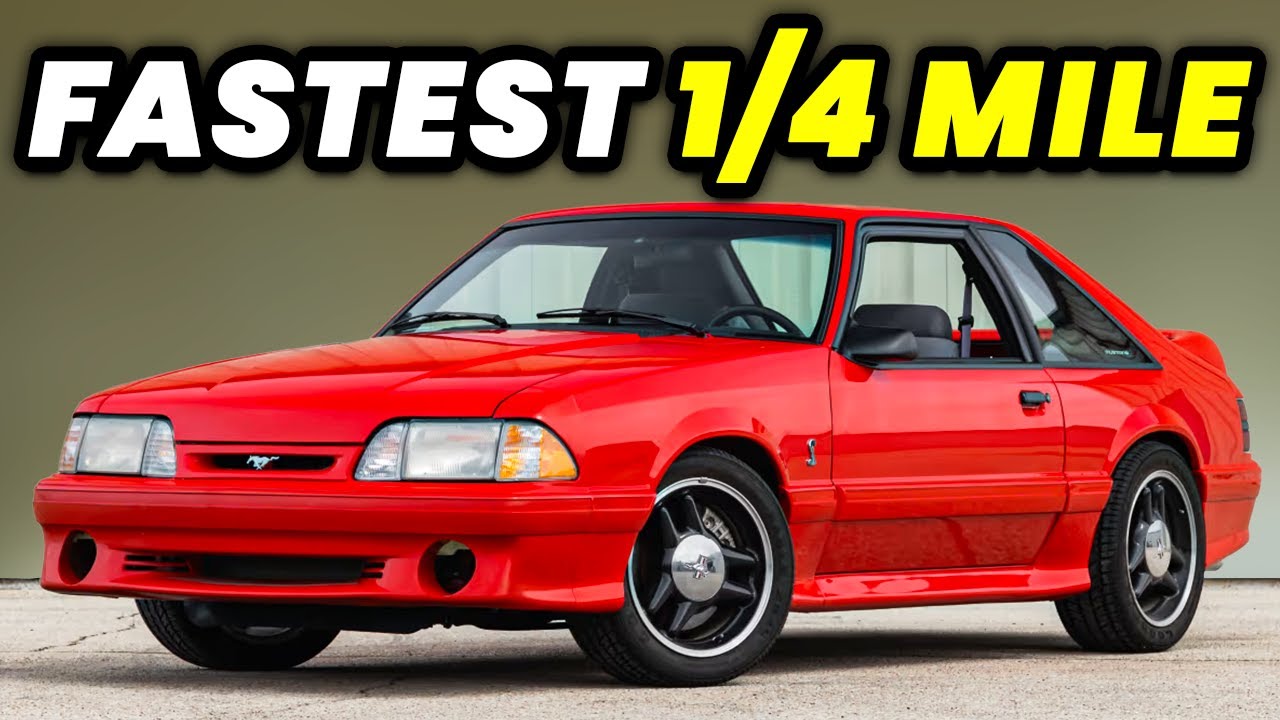 12 FASTEST 1990s Muscle Cars Over The Quarter Mile!